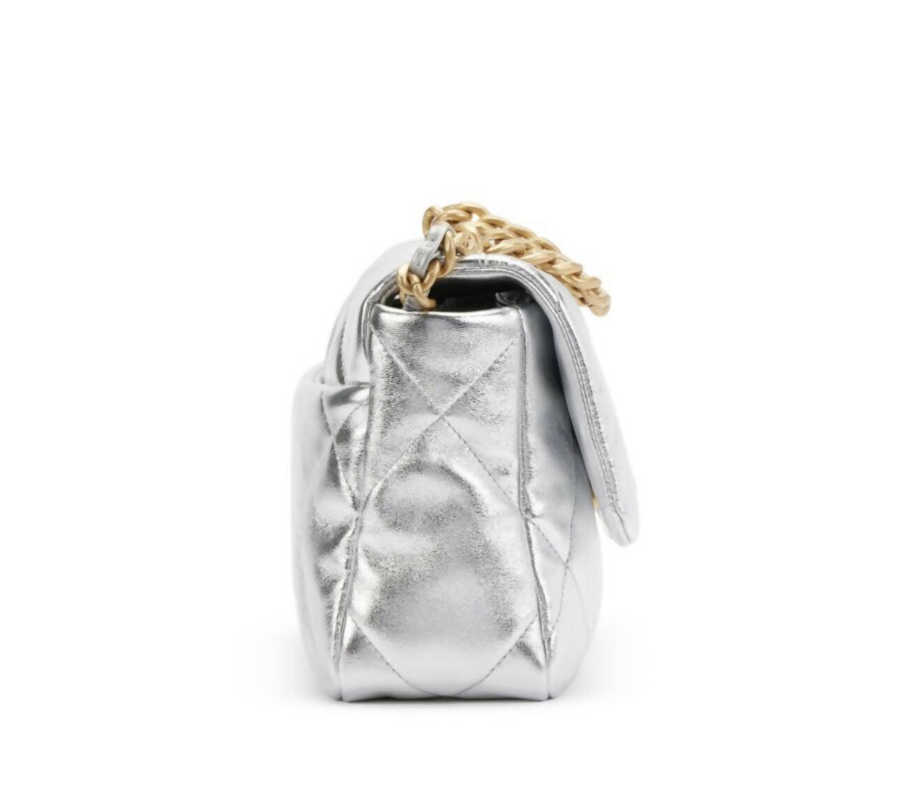 19 Silver Quilted Handbag - Endless - UAE Rental and Resale for Women's Fashion