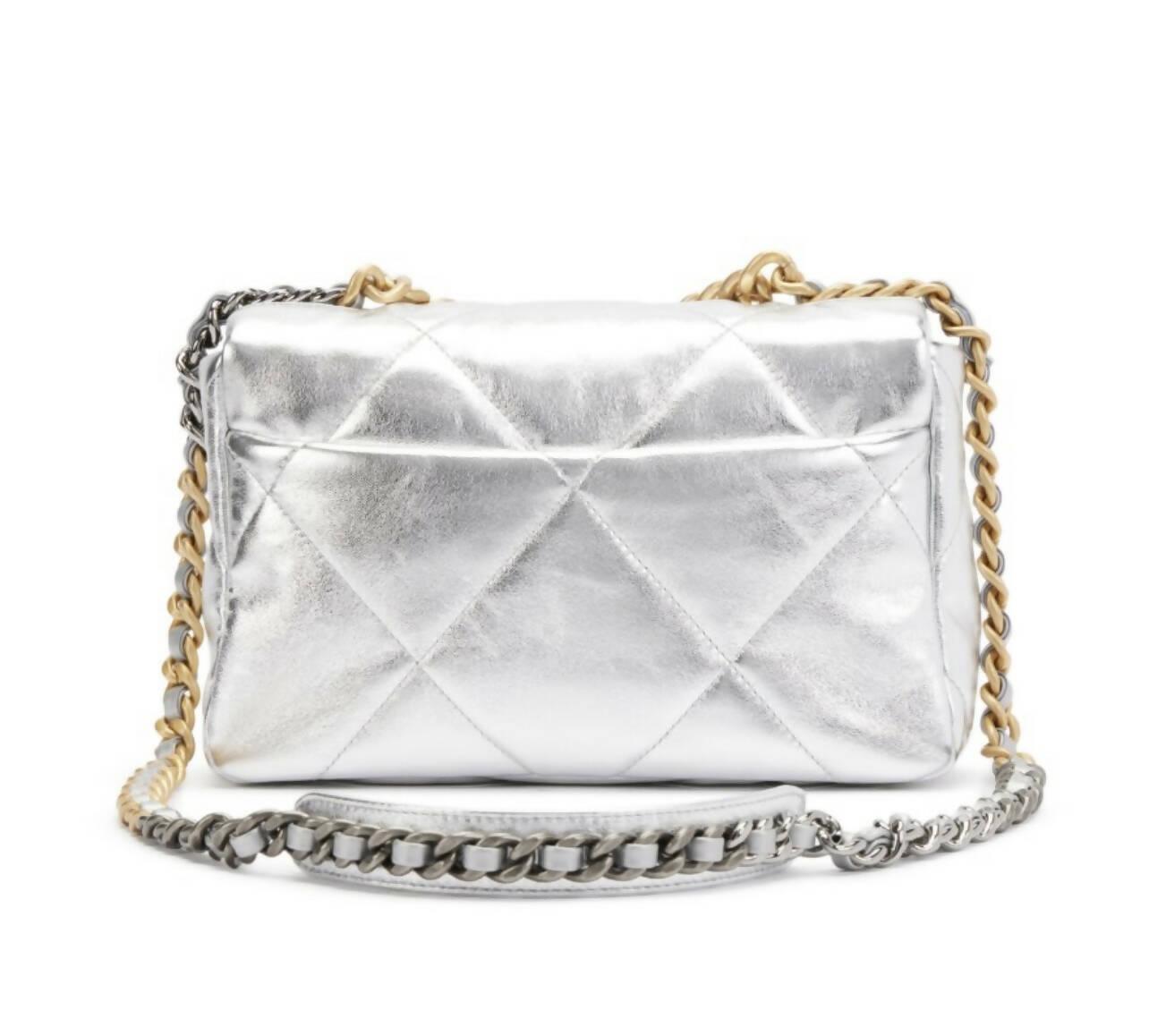 19 Silver Quilted Handbag - Endless - UAE Rental and Resale for Women's Fashion