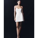 Lorrie Tweed Corset Mini Dress