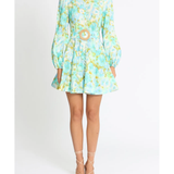High Tide Button Mini Dress
