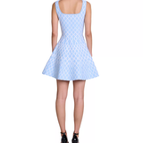 Russel Wave Printed Mini Dress