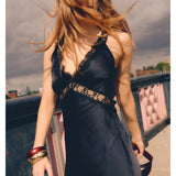 Aurelia Lace Trim Maxi Dress