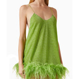 Lumière Plumage Mini Dress