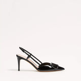 Vlogo Signature Patent Leather Slingback Pump