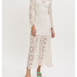 Crochet-style Guipure Dress