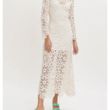 Crochet-style Guipure Dress