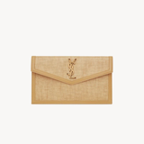 Uptown Pouch Micro Raffia