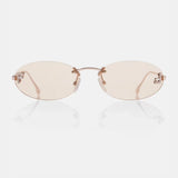 First Crystal Oval Sunglasses