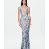 The Sapphire Sequin Dress
