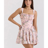 Ophelia Ribbon Print Dress