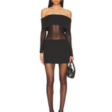 Elmina Sheer Mini Dress
