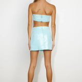 Sequin Bandeau Co-ord Set