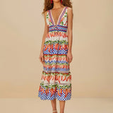 Picnic Peppers Ainika Midi Dress