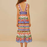 Picnic Peppers Ainika Midi Dress