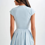 Keely Cotton Cap Sleeve Mini Dress