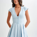 Keely Cotton Cap Sleeve Mini Dress