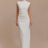 Elliot High Neck Sleeveless Maxi Dress