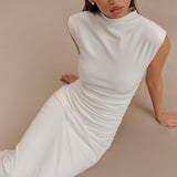 Elliot High Neck Sleeveless Maxi Dress
