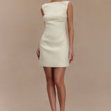 Angela Textured Boucle Mini Dress