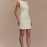 Angela Textured Boucle Mini Dress