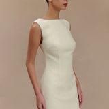 Angela Textured Boucle Mini Dress