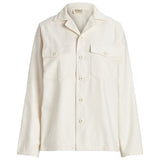Logo Cotton Satin Shirt