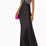 Moody Maxi Dress in Satin