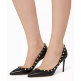 Rockstud Pump Leather Shoes