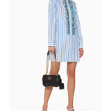 Sidonie Diagramme Leather Shoulder Bag
