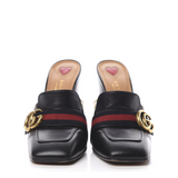 Malaga Kid Web Pearl Embellished Peyton High Heel Mules