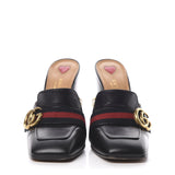 Malaga Kid Web Pearl Embellished Peyton High Heel Mules
