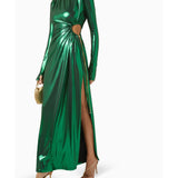 Octavia Wet-look Maxi Dress