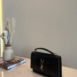 Sunset Crocodile Chain Bag