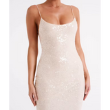 Brianna Sequin Maxi Dress