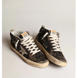 Mid Star In Black Glitter