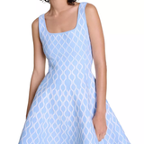 Russel Wave Printed Mini Dress