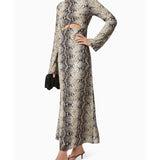 Sly Serpent Cut-out Maxi Dress