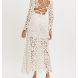 Crochet-style Guipure Dress
