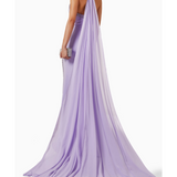 Bead-embellished Choker Dress