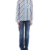 Striped Silk Shirt