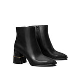 Leather Ankle Bootie