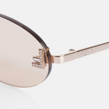 First Crystal Oval Sunglasses