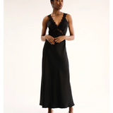 Aurelia Lace Trim Maxi Dress