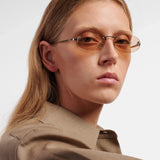 First Crystal Oval Sunglasses