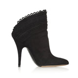 Harmony Scalloped Suede Ankle Boots