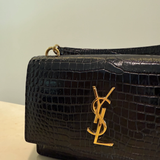 Sunset Crocodile Chain Bag