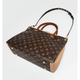 Cerise Monogram Canvas Sesame Pallas Bag