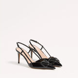 Vlogo Signature Patent Leather Slingback Pump