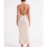 Brianna Sequin Maxi Dress