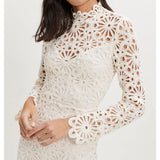 Crochet-style Guipure Dress